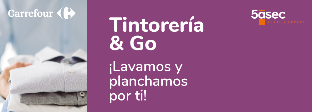 Tintorería and Go: ¡Lavamos y planchamos por ti!