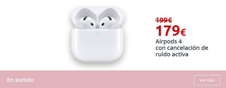 Airpods 4 con cancelación de ruido activa