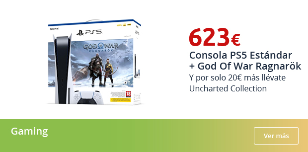 Consola PS5 Estándar + God Of War Ragnarök 