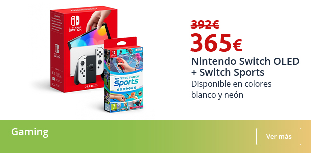 Consola Nintendo Switch Oled + Switch Sports