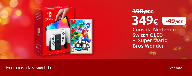 Consola Nintendo Switch OLED + Pack 3 juegos Sonic