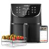 Freidora de Aire sin Aceite Cosori CS-158 Smart Chef Edition, 1700 W, 5.5 L - Negro