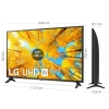 TV LED 139,7 cm (55") LG 55UQ75006LF, 4K UHD, Smart TV
