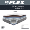 Colchón de Muelle Multielástic® y Viscoelástica FLEX Dafne 105x182 cm