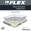 Colchón de Bloque HR y Fibras hipoalergénicas FLEX Vega HR Slim 90x200 cm
