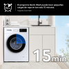 Lavadora Samsung WW90CGC04DTE, 9 kg, Carga Frontal, 1400 rpm, Wifi, Eficiencia A - Blanco