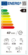 Lavadora LG F4WR5011A6F, 11 kg, Carga Frontal, 1400 rpm, Eficiencia A - Blanco