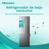 Frigorífico Combi Hisense RB645N4BID, No Frost, 200 cm, 495 L, Eficiencia D - Gris