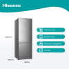 Frigorífico Combi Hisense RB645N4BID, No Frost, 200 cm, 495 L, Eficiencia D - Gris