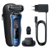 Afeitadora Braun Shaver 61-B1200s Azul Euro 