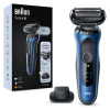Afeitadora Braun Shaver 61-B1200s Azul Euro 