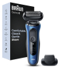 Afeitadora Braun Shaver 61-B1200s Azul Euro 