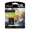 Tarjeta de Memoria PNY Micro SD High Performance 128GB con Adaptador