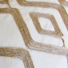 Cojín con Rombos y Borlas ALO HOME 45x45 cm Beige