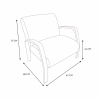 Sillón Borreguito HOME DECO FACTORY Hella 80x75x62 cm