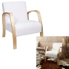 Sillón Borreguito HOME DECO FACTORY Hella 80x75x62 cm