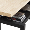 Mesa de Centro Elevable de Madera 120x60x47,5 cm ADEC 