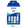 Botellas de Tinta Epson Ecotank 104 Pack - RGB