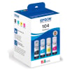 Botellas de Tinta Epson Ecotank 104 Pack - RGB