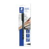 Rotulador Permanente Tinta a Base de Alcohol Punta Fina Staedtler -Negro