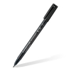 Rotulador Permanente Tinta a Base de Alcohol Punta Fina Staedtler -Negro