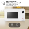 Microondas con Grill LG MH6535GDH, 1000 W, 5 Niveles de Potencia - Blanco
