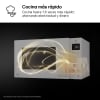 Microondas con Grill LG MH6535GDH, 1000 W, 5 Niveles de Potencia - Blanco