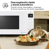 Microondas con Grill LG MH6535GDH, 1000 W, 5 Niveles de Potencia - Blanco
