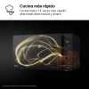 Microondas con Grill LG MH6535GDS, 1000 W, 5 Niveles de Potencia - Negro