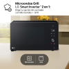 Microondas con Grill LG MH7265DPS, 1200 W, 5 Niveles de Potencia - Negro