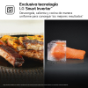Microondas con Grill LG MH7265DPS, 1200 W, 5 Niveles de Potencia - Negro