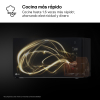 Microondas con Grill LG MH7265DPS, 1200 W, 5 Niveles de Potencia - Negro