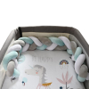 Chichonera Trenza Decorativa Antivuelco y Reductora para Cuna Plastimyr
