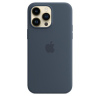 Funda de Silicona con MagSafe para iPhone 14 Pro Max - Azul tempestad