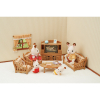 Sylvanian Families - Set de Salón de Hogar: Sillones, Mesa y Mueble TV