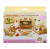 Sylvanian Families - Set de Salón de Hogar: Sillones, Mesa y Mueble TV