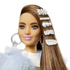 Barbie Muñeca Extra Morena con Vestido Arcoiris +2 Años