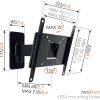 Soporte de Pared para TV Vogel's MA 2030C1 VESA 200x200 (19''-43'')