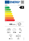 Lavadora Midea MF100T70BW, 7 kg, Carga Superior, 1200 rpm, Eficiencia A - Blanco