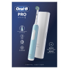 Cepillo de Dientes Eléctrico Oral-B PRO 1, Estuche de Viaje - Azul