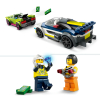 LEGO City Coche de Policía y Potente Deportivo, Juguete de construcción +6 años - 60415