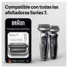 Recambio de Afeitadora para Barba Braun Serie 7