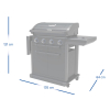 Barbacoa Campingaz 4 Serie Onyx S
