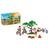 PLAYMOBIL Family Fun Excursión en bicicleta de montaña, Juego de figuras +4 años - 71426