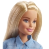 Barbie Dreamhouse - Adventure Muñeca Rubia con Vestido Vaquero y Accesorios