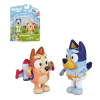 Bluey Pack 2 Figuras Pack Sirena, el Día de Playa y Los Super héroes +3 años