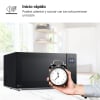 Microondas con Grill LG MH7032JAS, 900 W, 30 L, 5 Niveles de Potencia - Negro