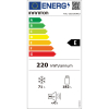 Frigorífico Combi Infiniton FGC-253C80WEJ, No Frost, 180 cm, 253 L, 4 Cajones, Eficiencia E - Balnco