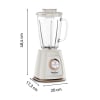 Batidora de Vaso Moulinex LM430A, 800 W, 1,700 L - Crema