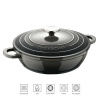 Olla Baja de Aluminio Fundido Inducción con Tapa 2,3L BERGNER Excalibur - Gris